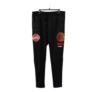 Atlanta Hawks Pro NBA Collection Premium Jogger Men's‎ 2XL Black Jogger Pants